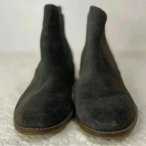 Dolce Vita Terra Charcoal Grey Suede Ankle Boots Size 6 - Picture 5 of 11